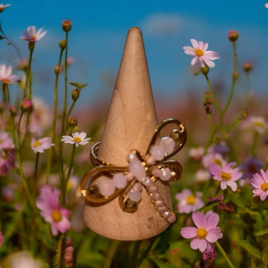 Ring Libelle Pink