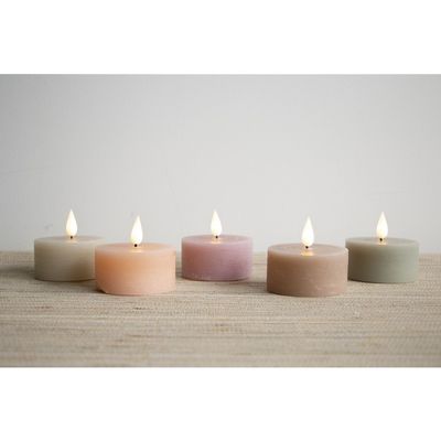 LED kaars mini Pillar set van 2