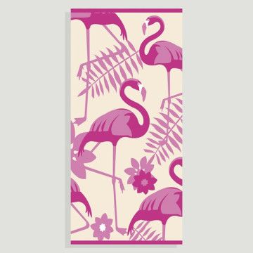 Strandlaken Flamingo