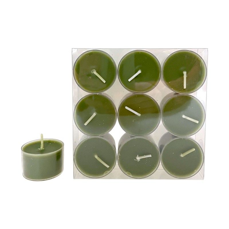 Theelicht set 9 Green