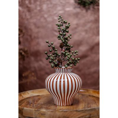 Vaas Stripe Terracotta