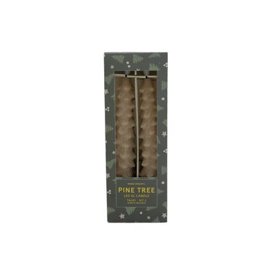 LED kaars Pinetree Set 2
