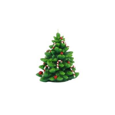 Deco kaars tree Handpainted