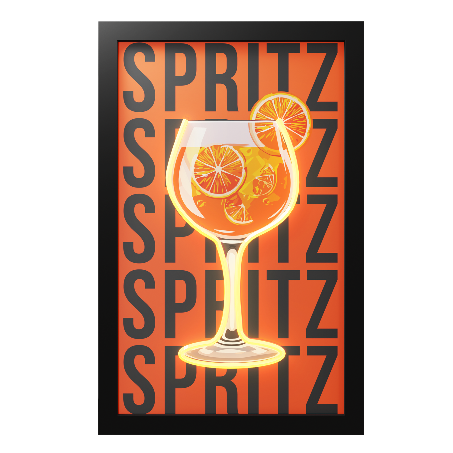 Kader met néon details &quot;spritz&quot;