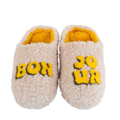 Pantoffels &quot;Bonjour &quot;