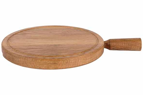 Aspen serveerplank rond