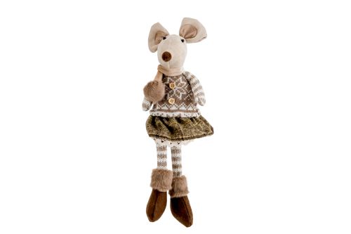 Figuur mouse girl zittend