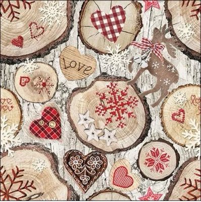 Napkin 33 Wooden Discs