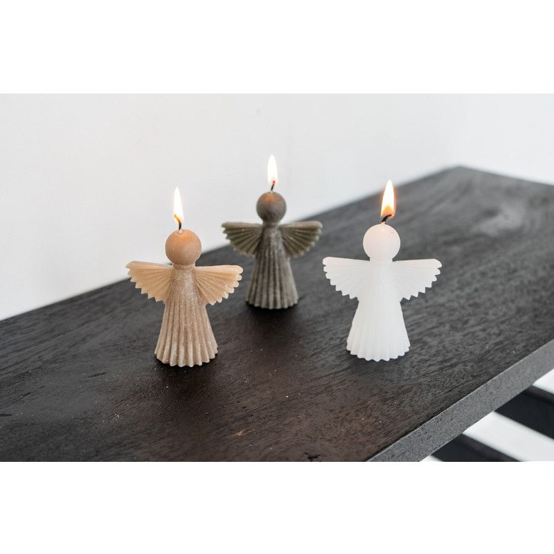 Deco kaars angel Nova anthraciet