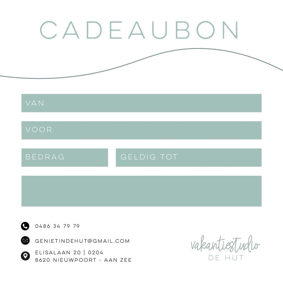 Cadeaubon de hut
