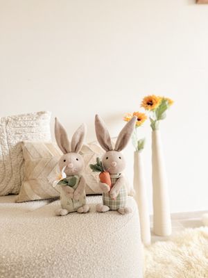 Konijn met bloem (meisje)