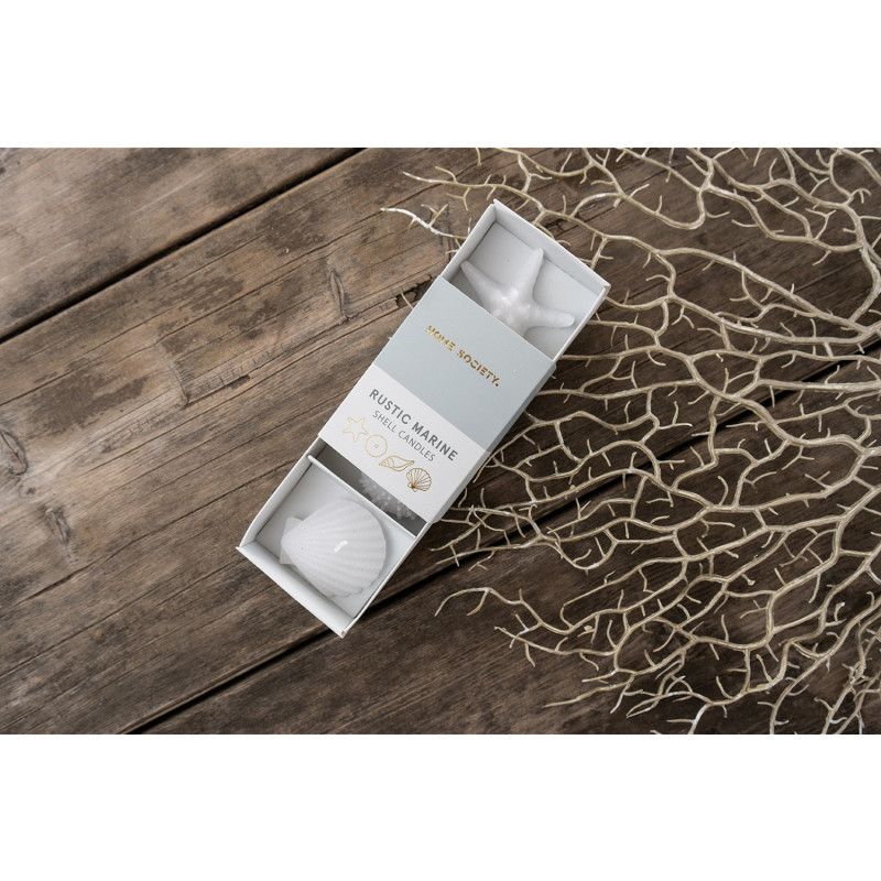 Deco kaars Sea Mix set van 4