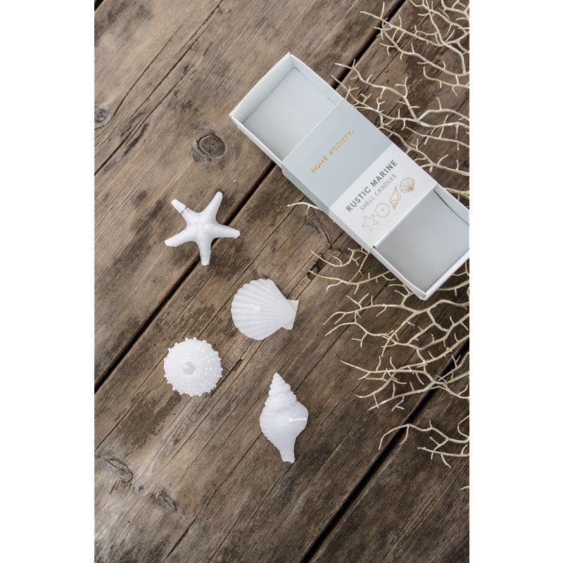 Deco kaars Sea Mix set van 4