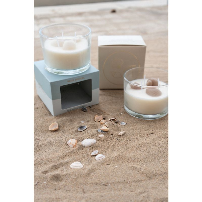 Sea shell candle