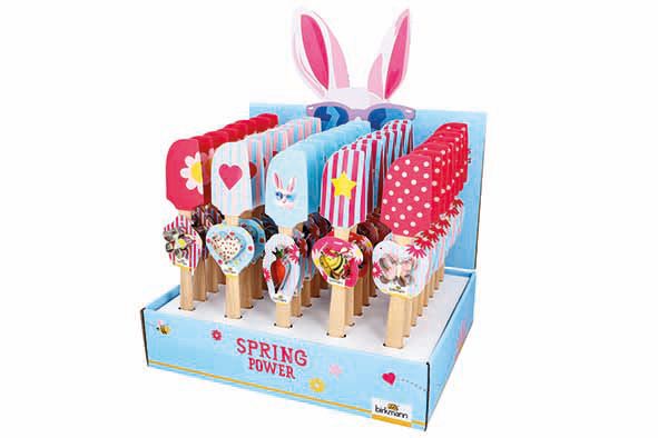 Pannenlikker met koekjesvorm Pasen