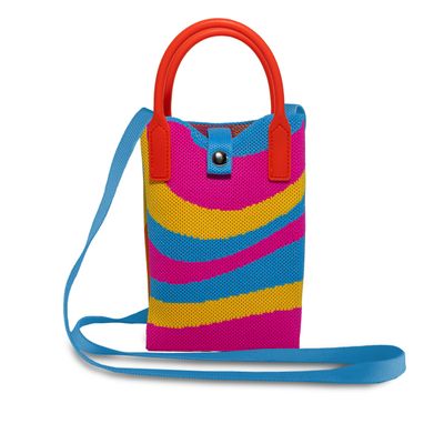 Gehaakt telefoontasje wave Collors