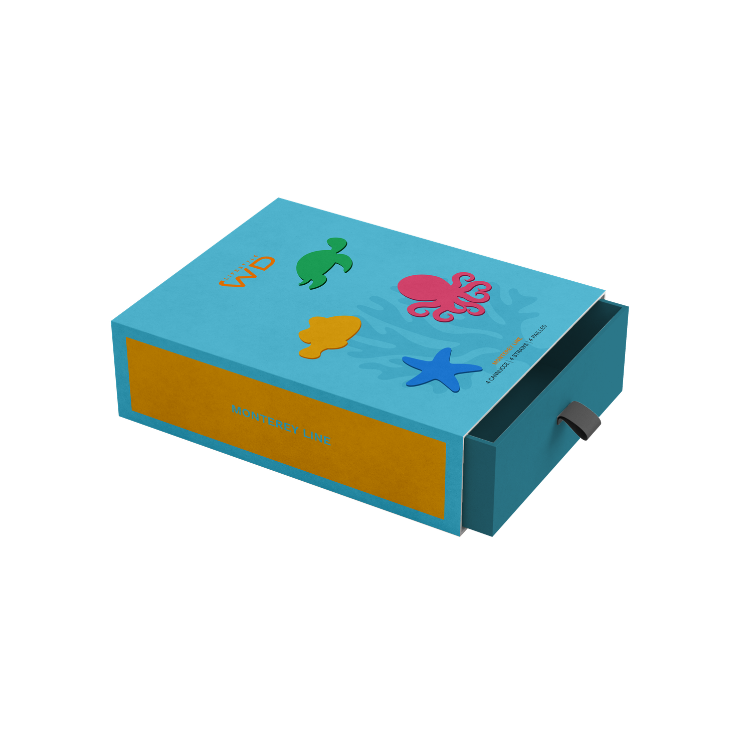 Glazen gedecoreerde rietjes