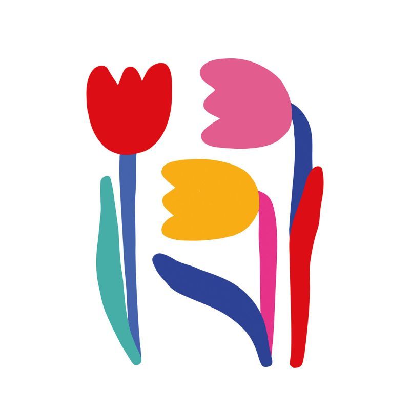 Tulipes Napkin 33x33