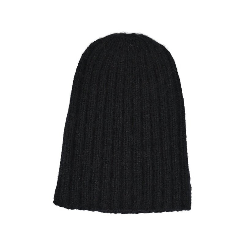 Jet Black Beanie Hat