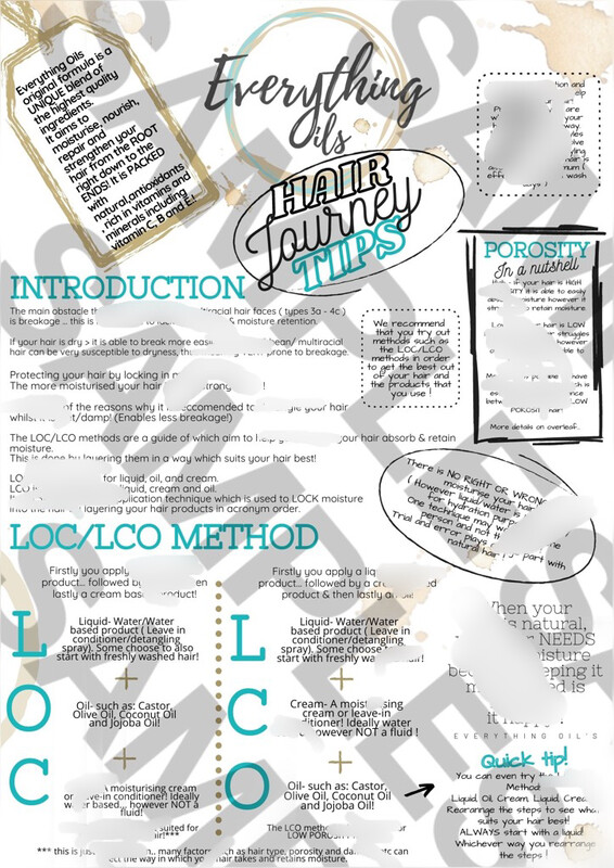 Mini Hair Care Introduction (2 Sided)