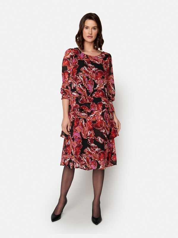 SIGN 3/4 SLEEVE DRESS