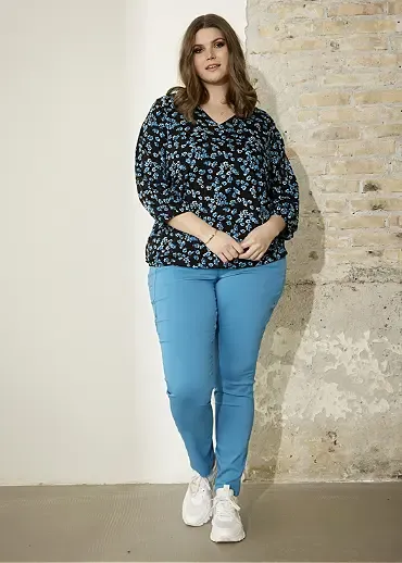 ZHENZI STOMP FIT PANTS BLUE JAY