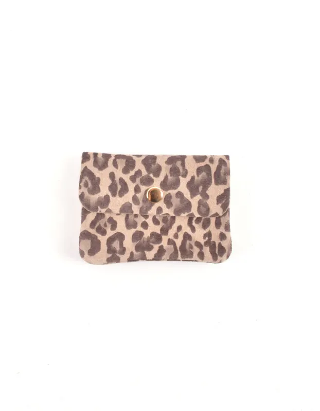 GIULIANO NUBUCK PANTER PORTEMONNEE