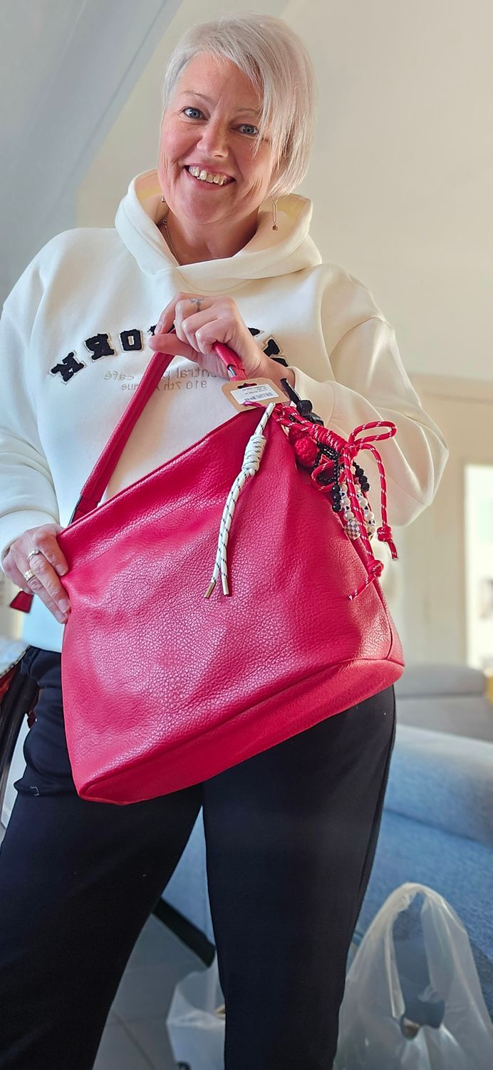 ACCES HANDTAS MET SLEUTELHANGER