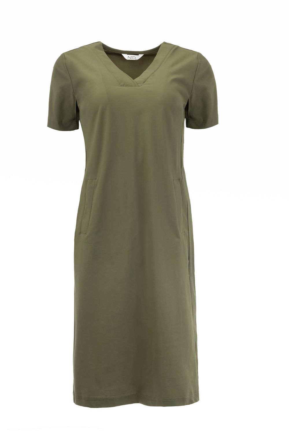 N.E.D. SIMO SS ZIGZAG TRAVEL DRESS