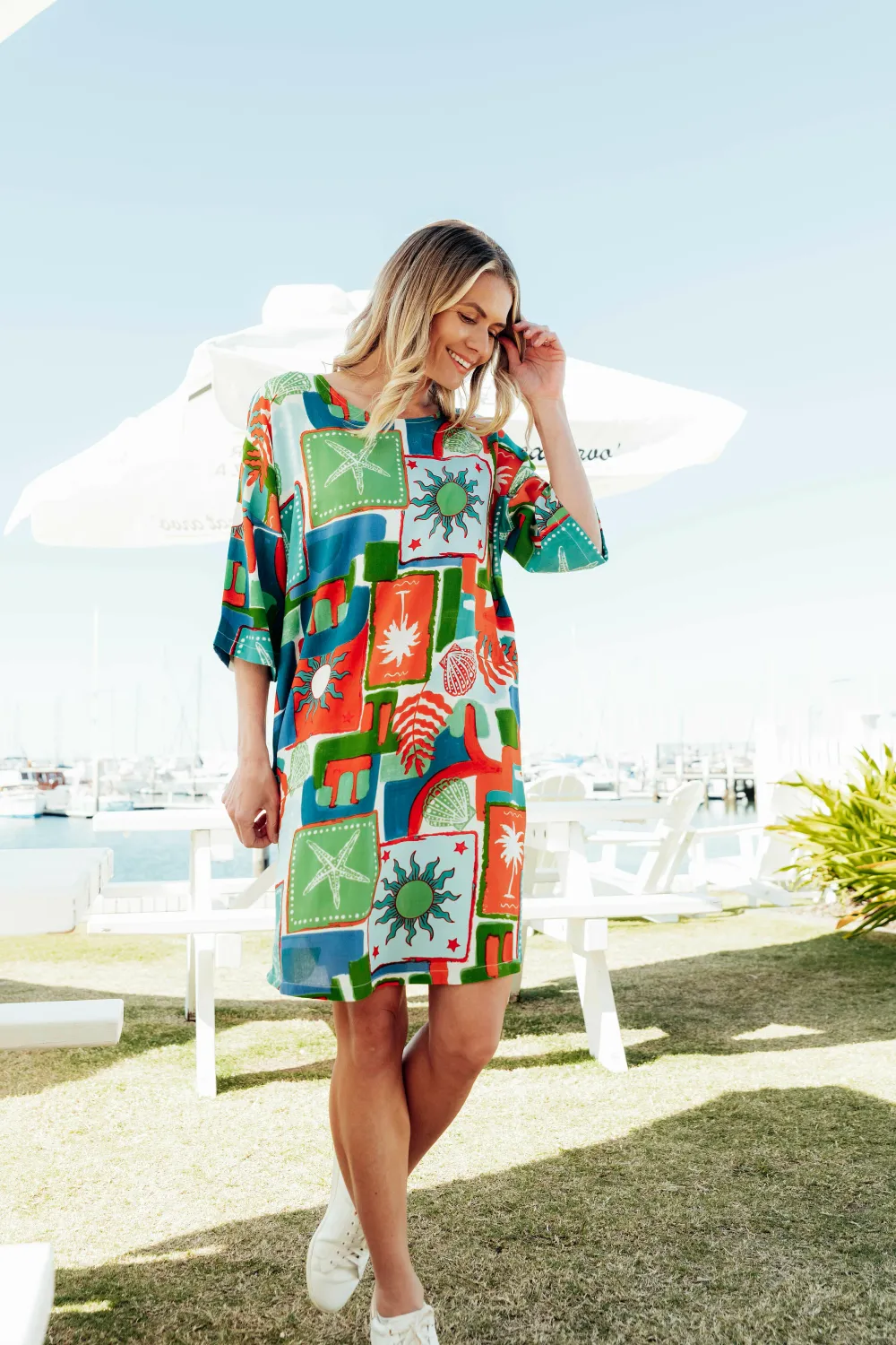 ONE SUMMER SHIFT DRESS
