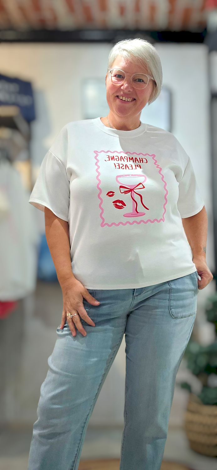 MOOIJ SWEATER MET PRINT