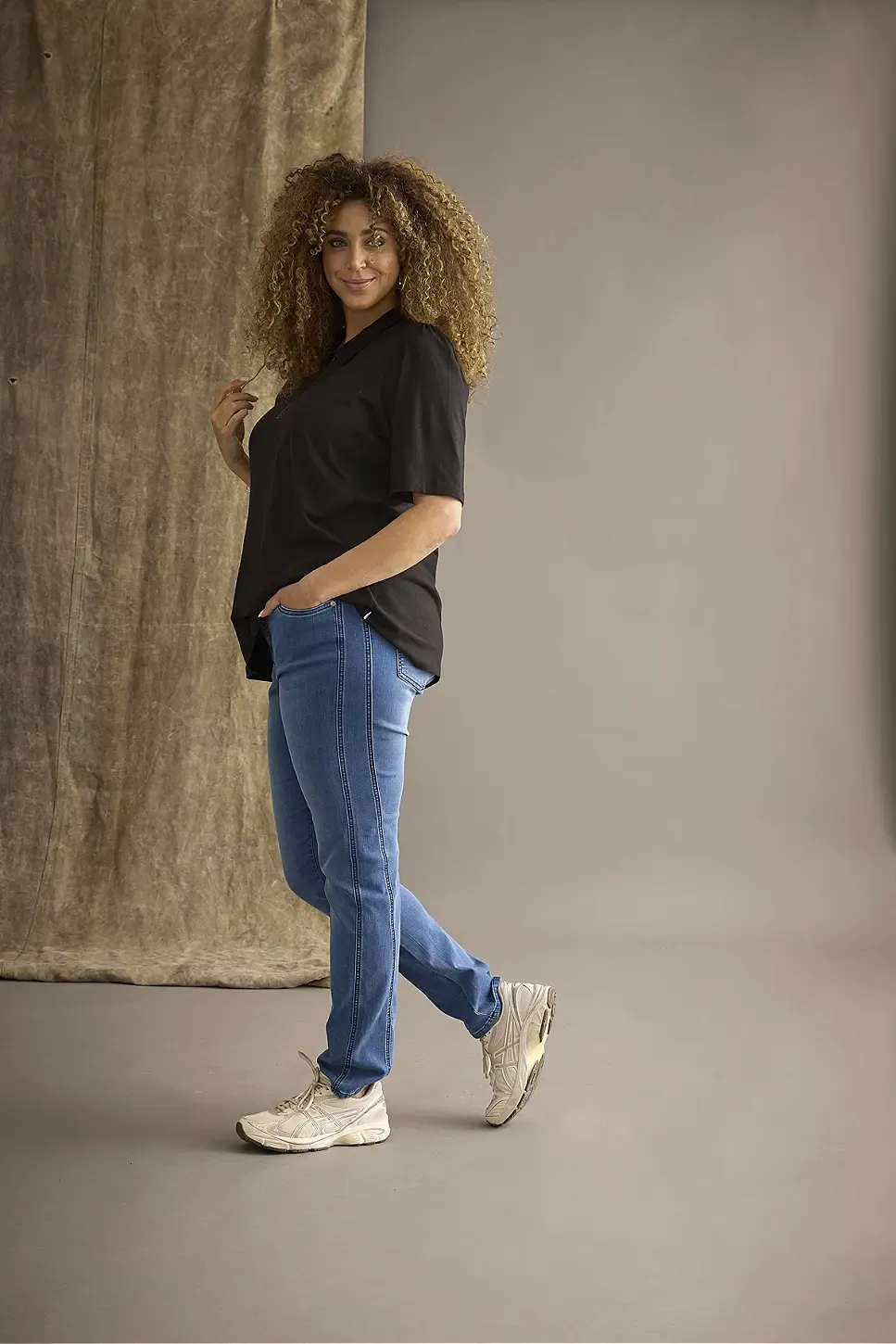 ZHENZI STOMP JAYA BLUE DENIM