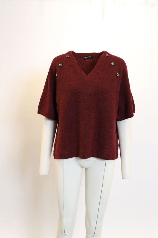 SIGNATURE 3/4 SLEEVE PULLOVER