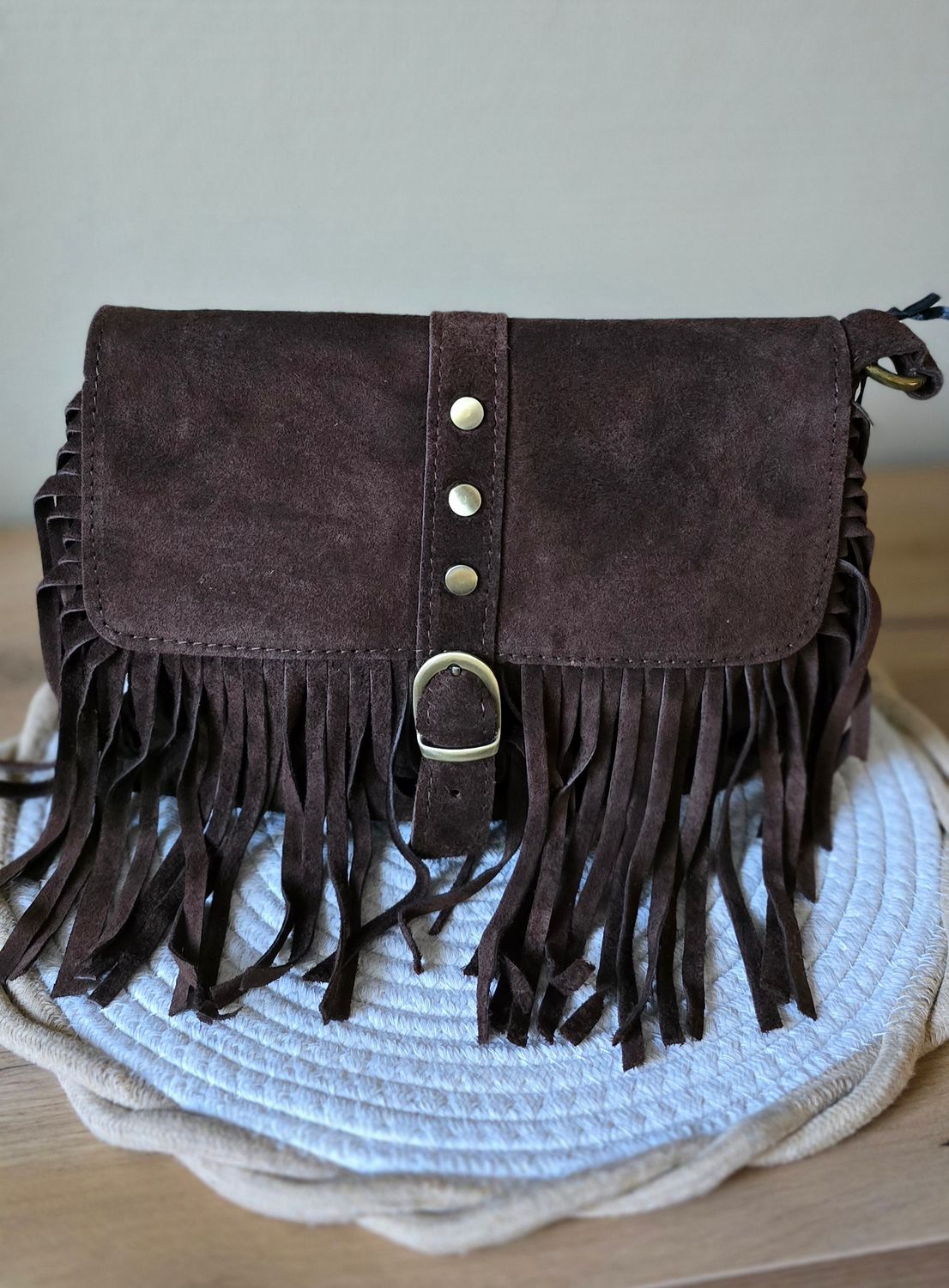 MISS TERRE HANDTAS SUEDE