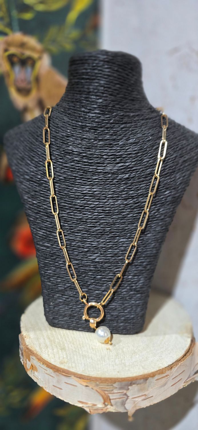 ACCES KETTING MET SLUITING VOORAAN &amp; KRALENHANGER