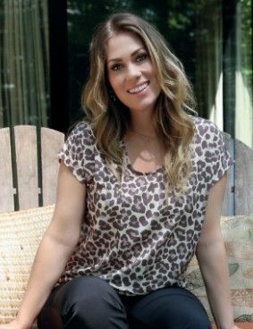 BLOUSON LEOPARD PRINT TAUPE