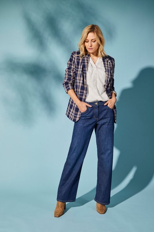 BRANDTEX WIDE LEG JEANS (lengte 80cm)