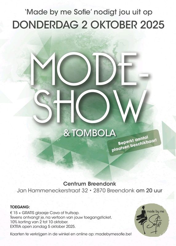 Kaarten modeshow