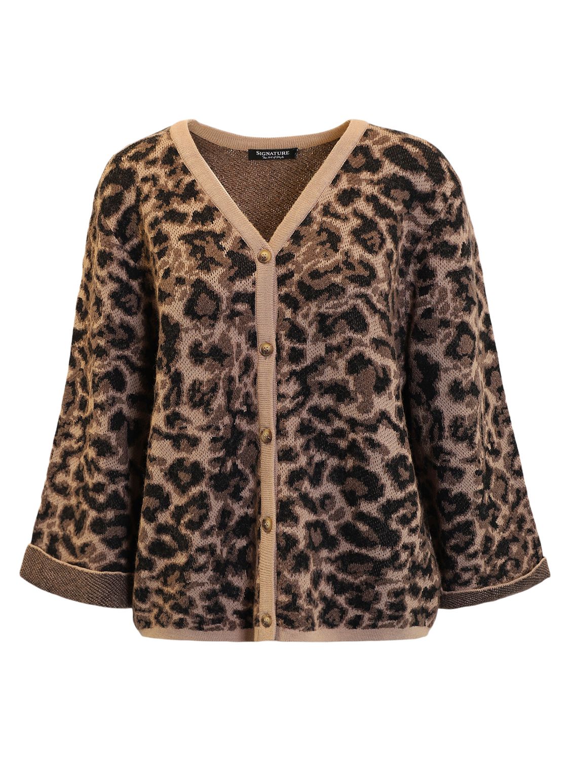 SIGNATURE 3/4 SLEEVE CARDIGAN