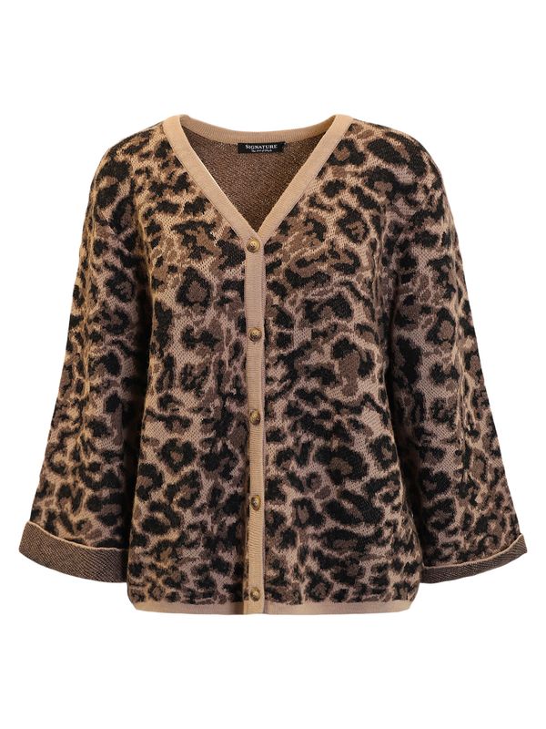 SIGNATURE 3/4 SLEEVE CARDIGAN