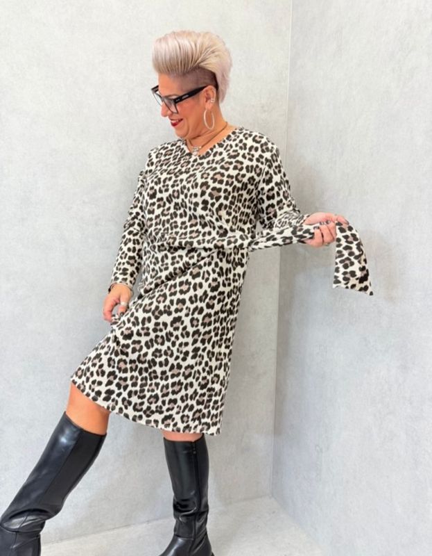 C'MELODIE JURK LUIPAARPRINT