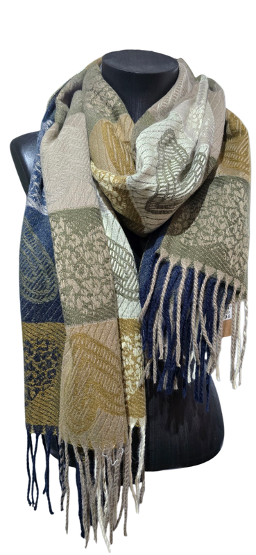 MAR & CO ZACHTE WINTERSJAAL MET LUIPAARDHARTPRINT