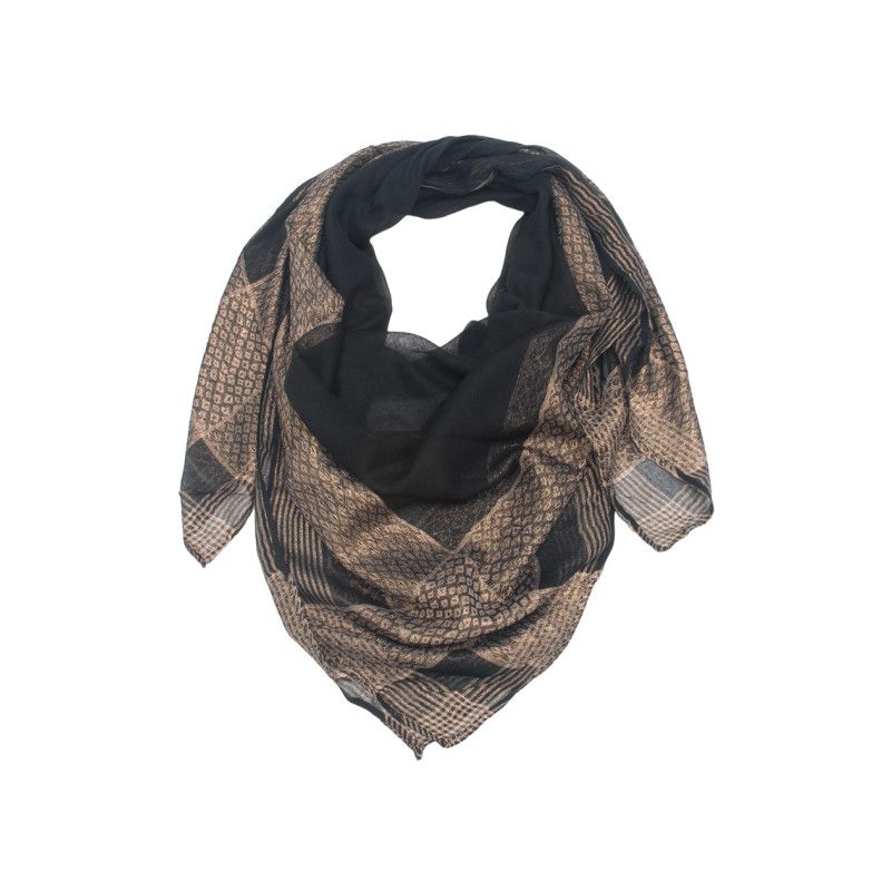 ACCES VIERKANTE SJAAL MET LUREX RAND