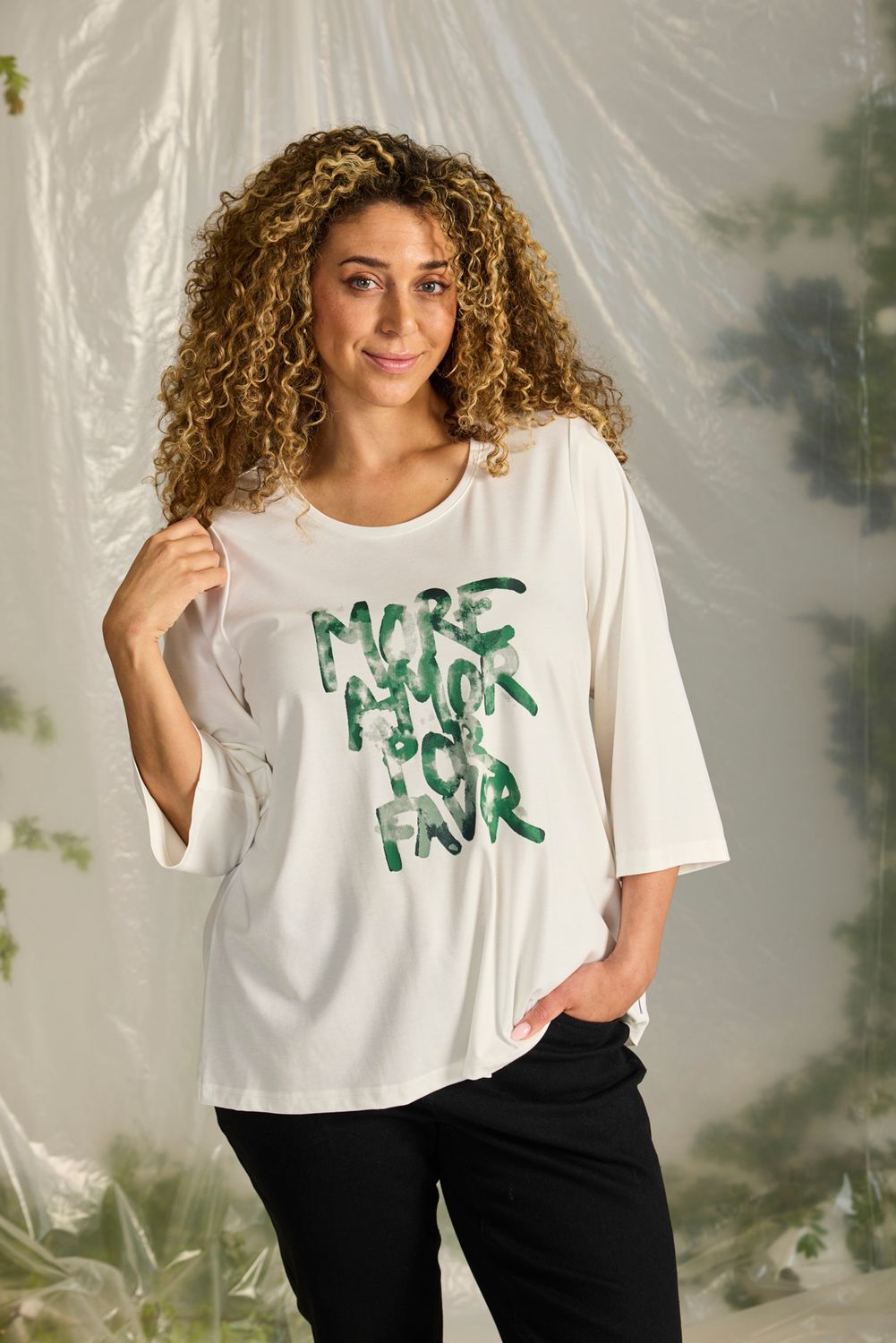 ZHENZI ANNIE T-SHIRT 3/4 ZHENZI ANNIE T-SHIRT 3/4