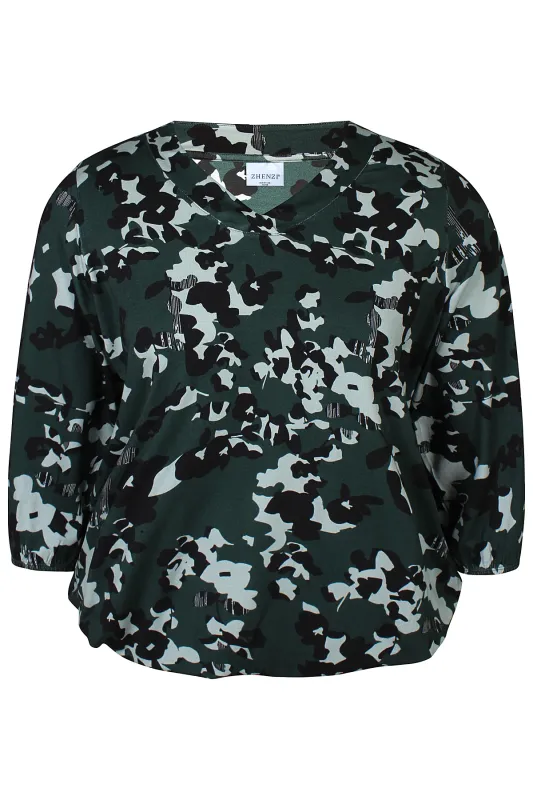 ZHENZI SYLVA BLOUSE 3/4
