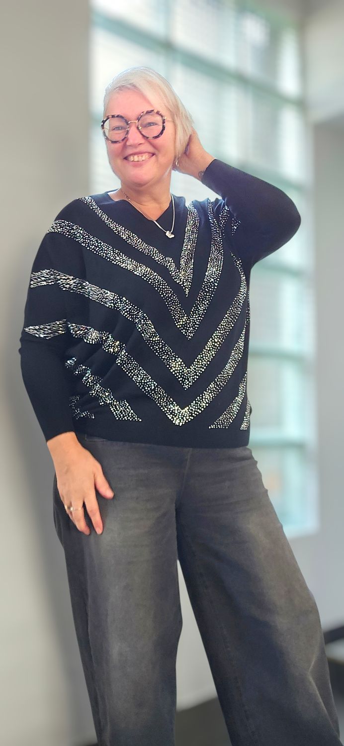 TIMES NASH TRUI MET GLITTER STREPEN