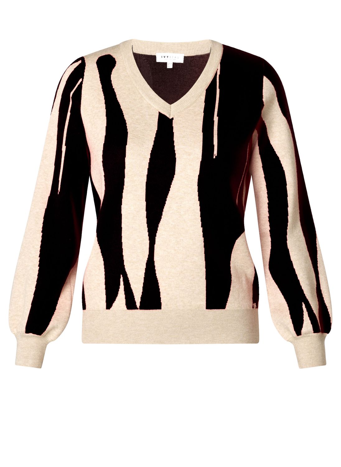 IVY BEAU SUVI PULLOVER - ZWART