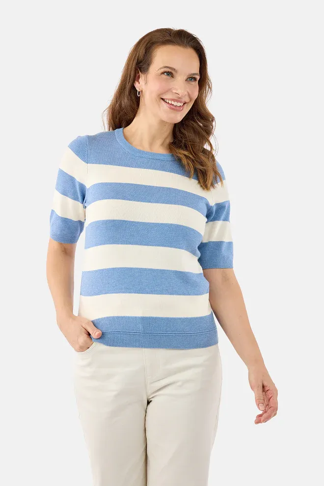 JENSEN PULLOVER HALF SLEEVE