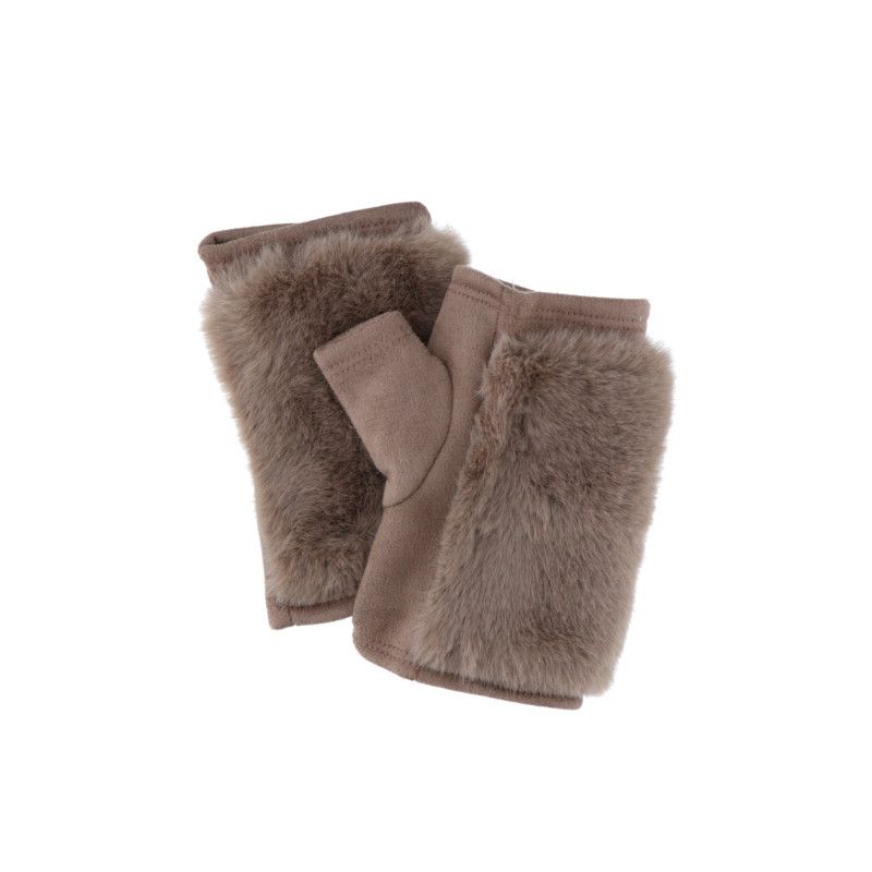 ACCESS HANDSCHOENEN IMITATIEBONT EN SUEDE ACCESS HANDSCHOENEN IMITATIEBONT EN SUEDE