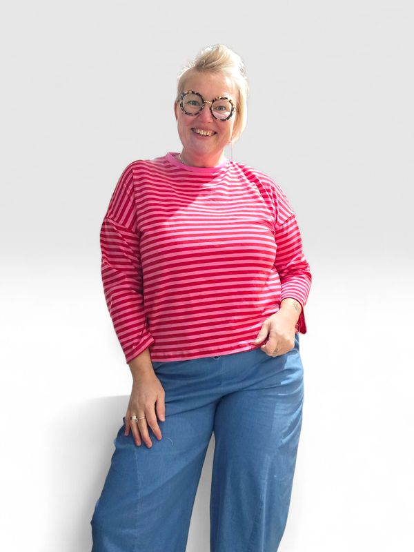 BELLAVIE SHIRT MET STREEPJES